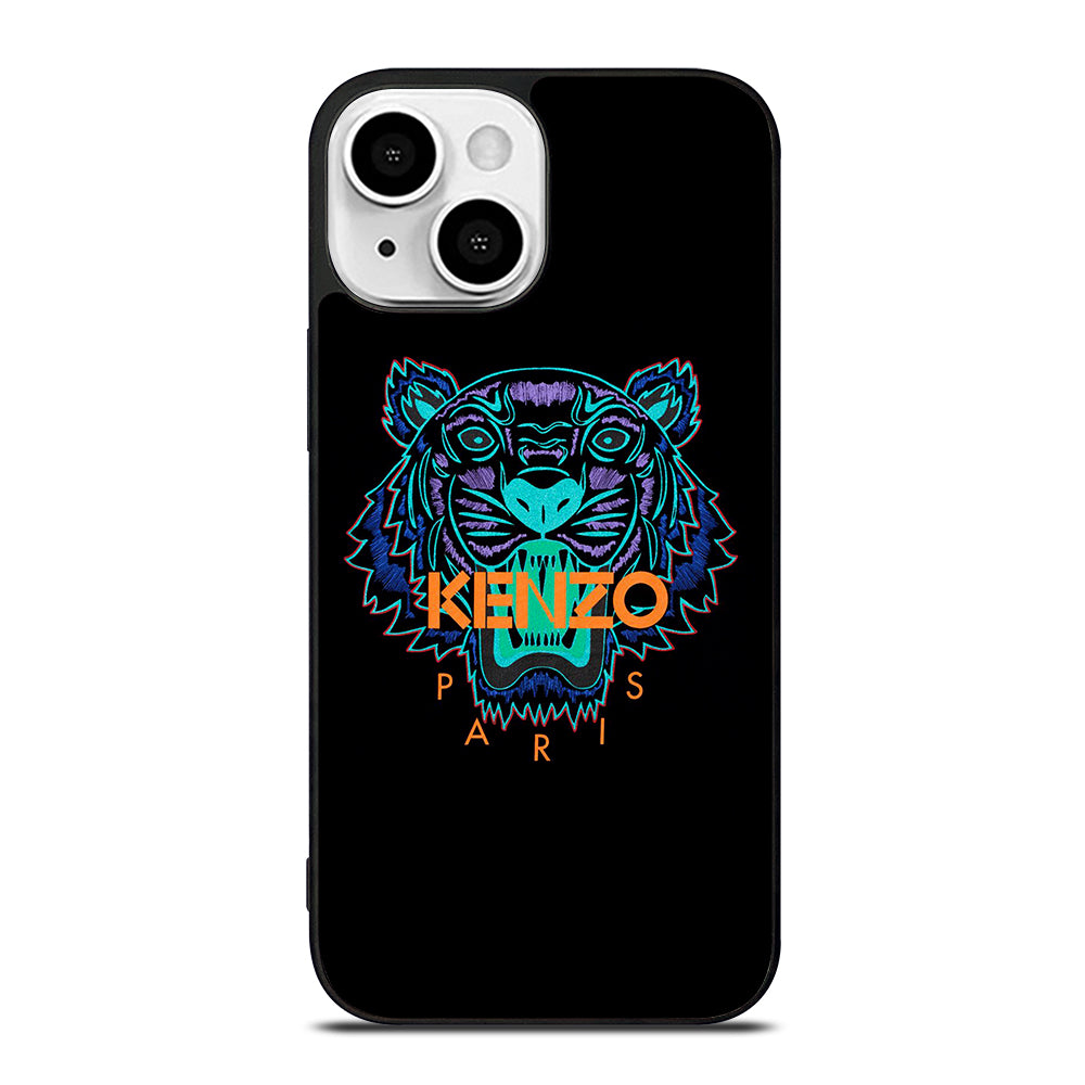 KENZO PARIS TIGER LOGO iPhone 13 Mini Case Cover