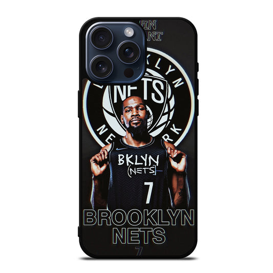 KEVIN DURANT BROOKLYN NETS iPhone 15 Pro Max Case Cover