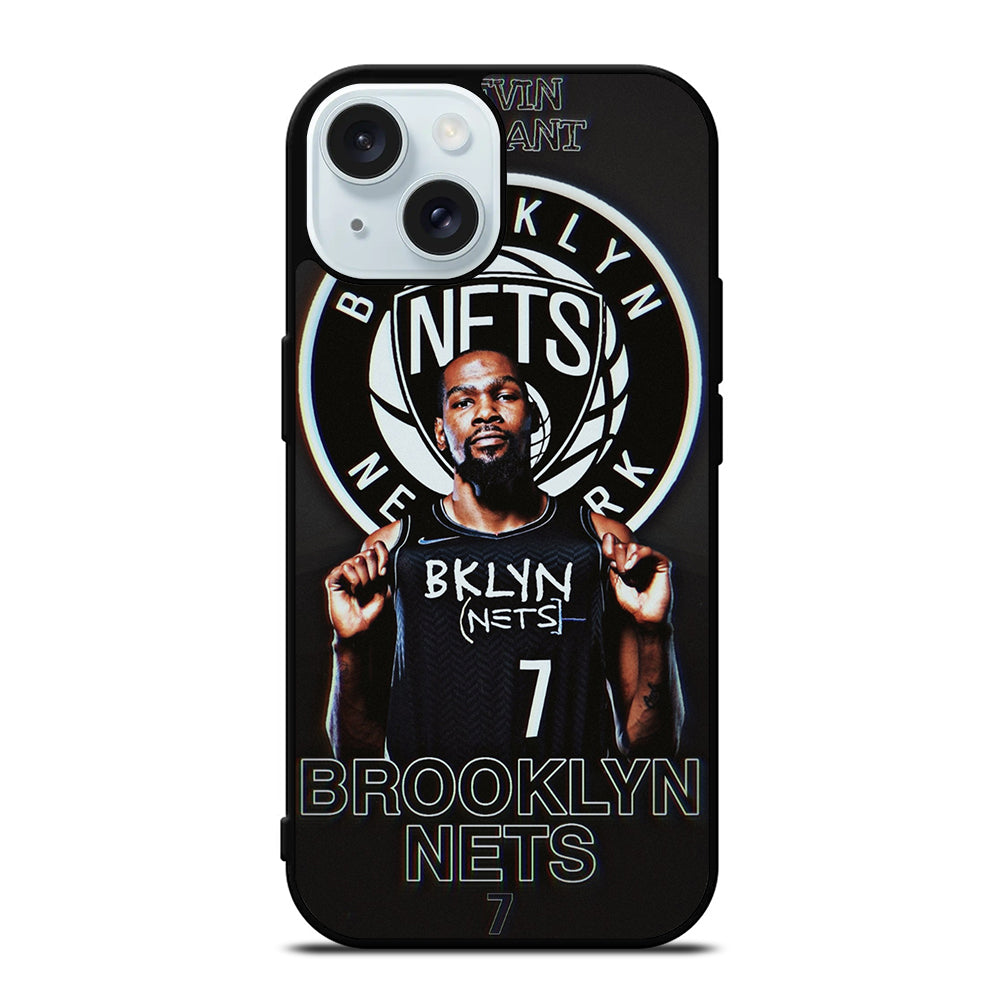 KEVIN DURANT BROOKLYN NETS iPhone 15 Case Cover
