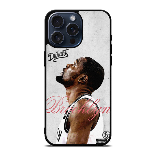 KEVIN DURANT NBA BROOKLYN NETS iPhone 15 Pro Max Case Cover