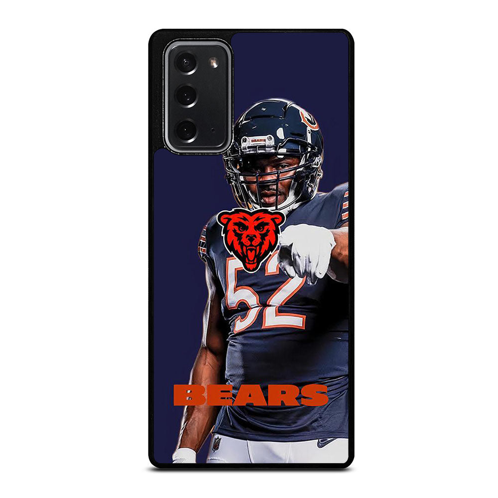 KHALIL MACK 52 BEARS Samsung Galaxy Note 20 Case Cover