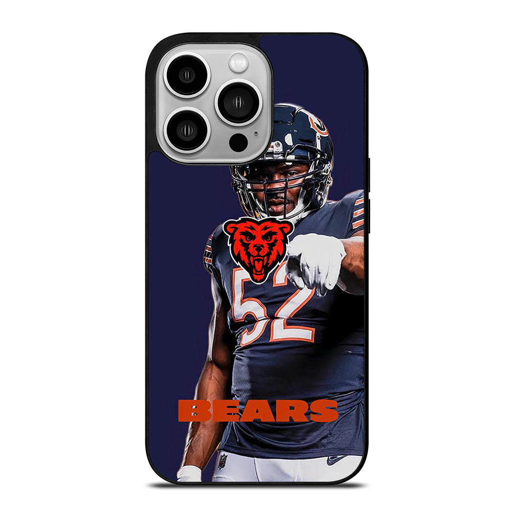 KHALIL MACK 52 BEARS iPhone 14 Pro Case Cover