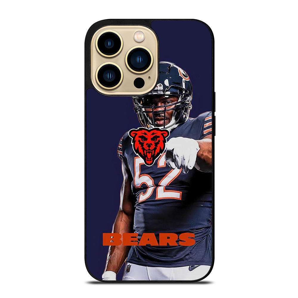 KHALIL MACK 52 BEARS iPhone 14 Pro Max Case Cover