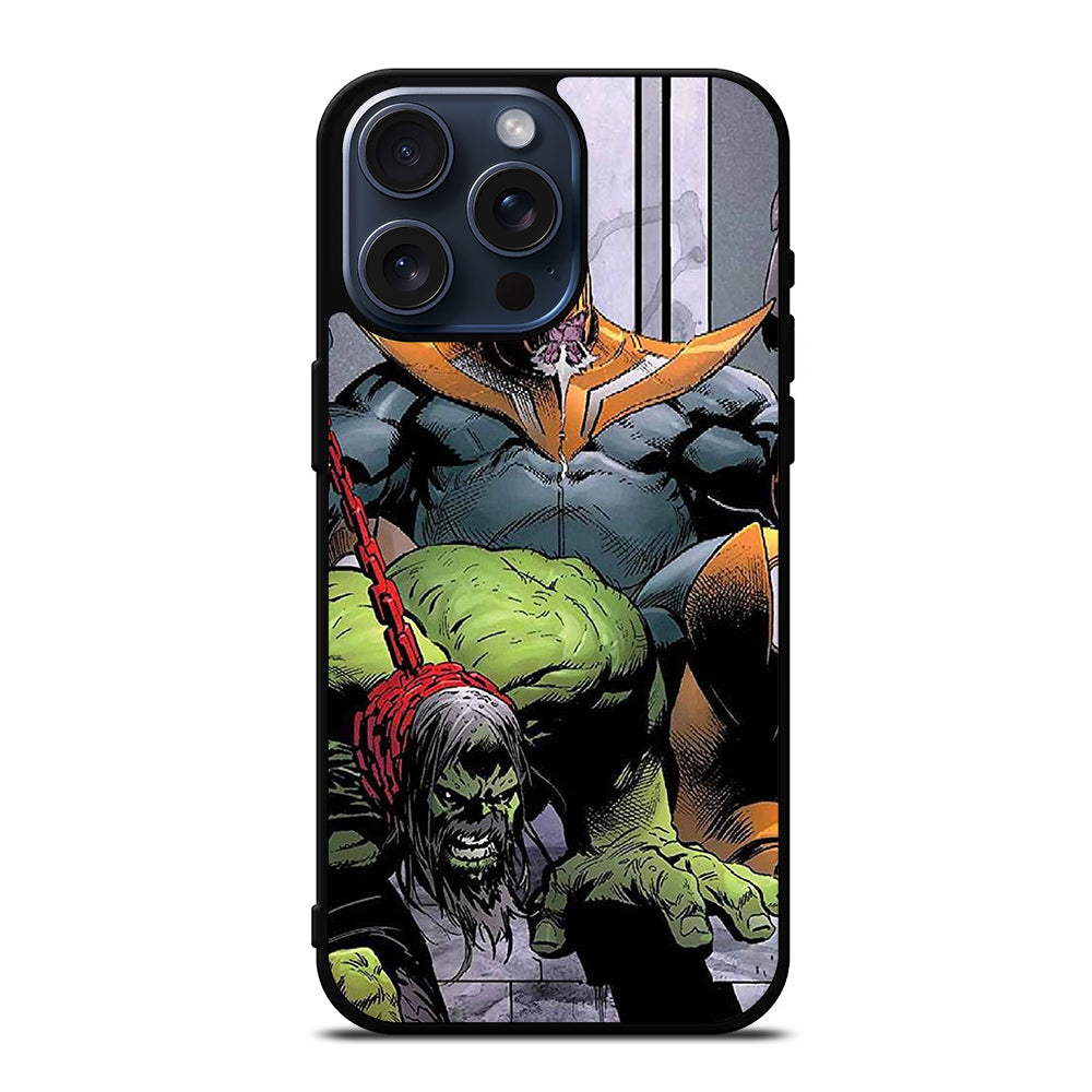 KING THANOS MARVEL CARTOON iPhone 15 Pro Max Case Cover