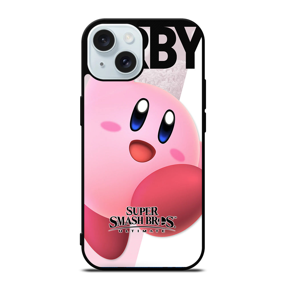 KIRBY SUPER SMASH BROS GAME 1 iPhone 15 Case Cover