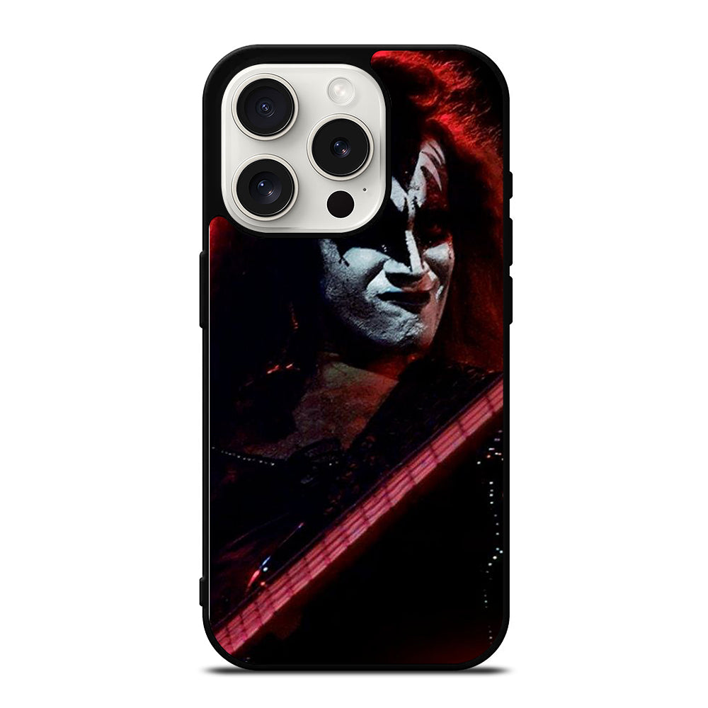 KISS BAND GENE SIMMONS iPhone 15 Pro Case Cover