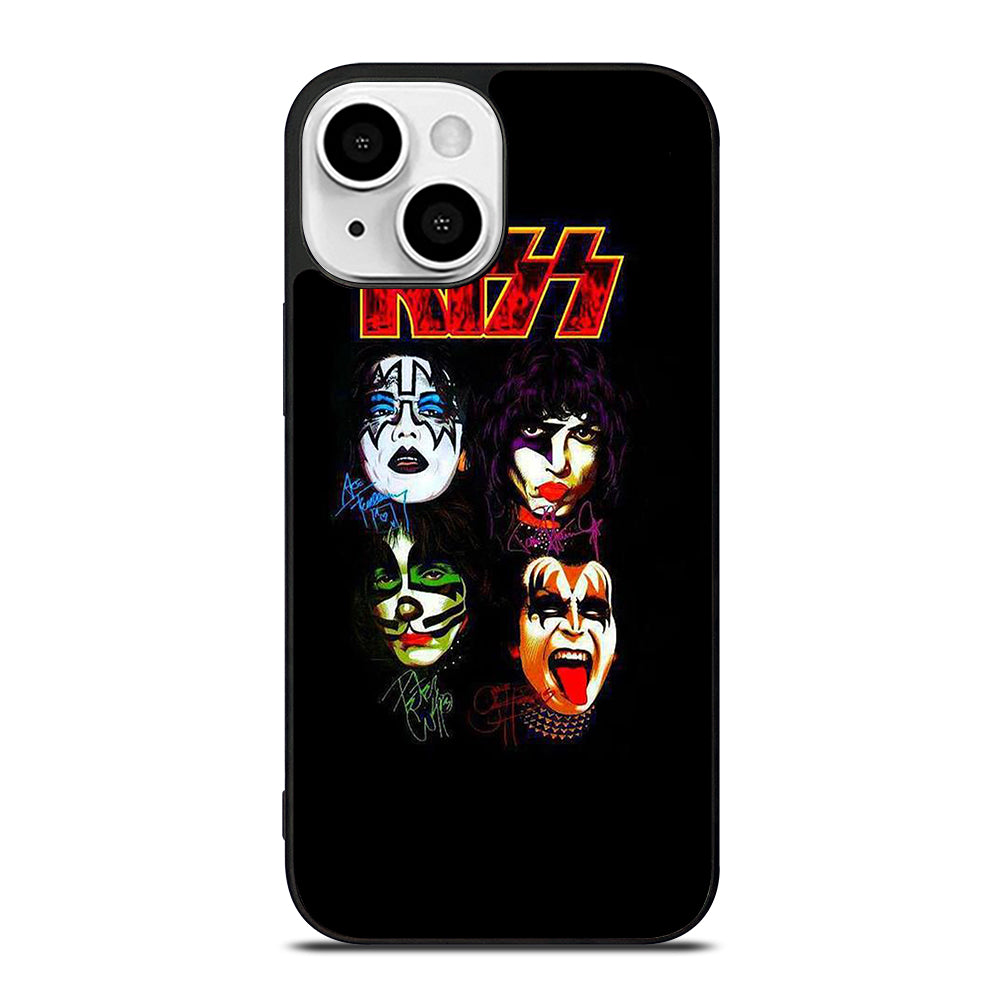 KISS BAND SIGNATURE iPhone 13 Mini Case Cover