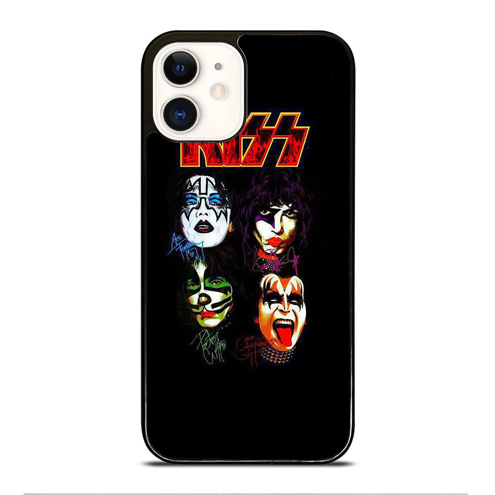 KISS BAND SIGNATURE iPhone 12 Case Cover