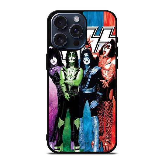 KISS METAL BAND iPhone 15 Pro Max Case Cover