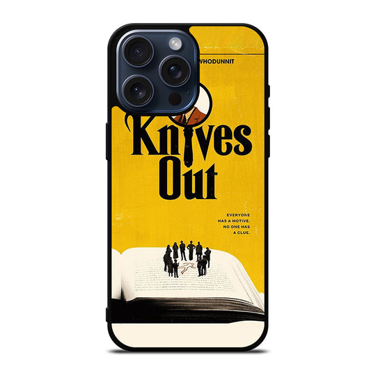 KNIVES OUT MOVIES POSTER iPhone 15 Pro Max Case Cover