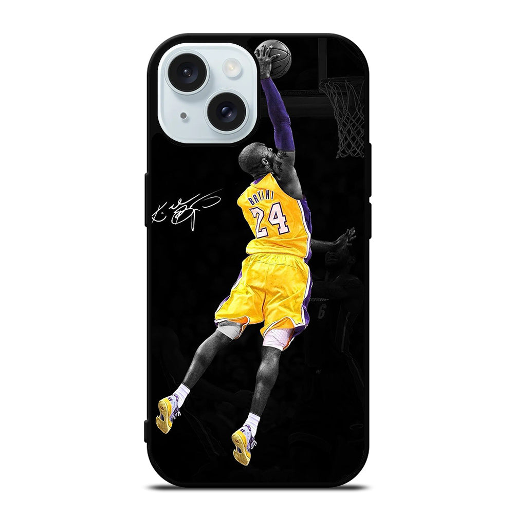 KOBE BRYANT SIGNATURE iPhone 15 Case Cover