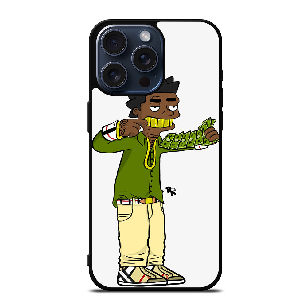 KODAK BLACK CARTOON iPhone 15 Pro Max Case Cover