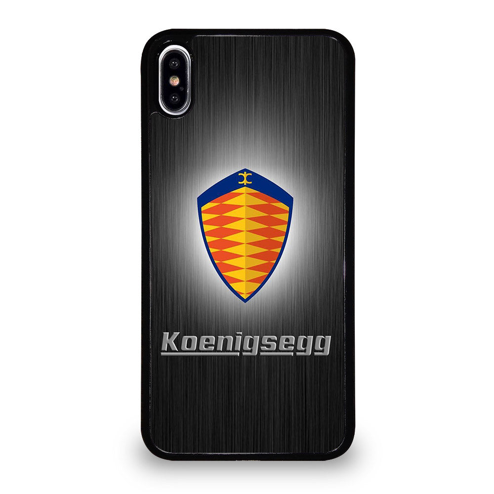 KOENIGSEGG METAL LOGO iPhone XS Max Case Cover