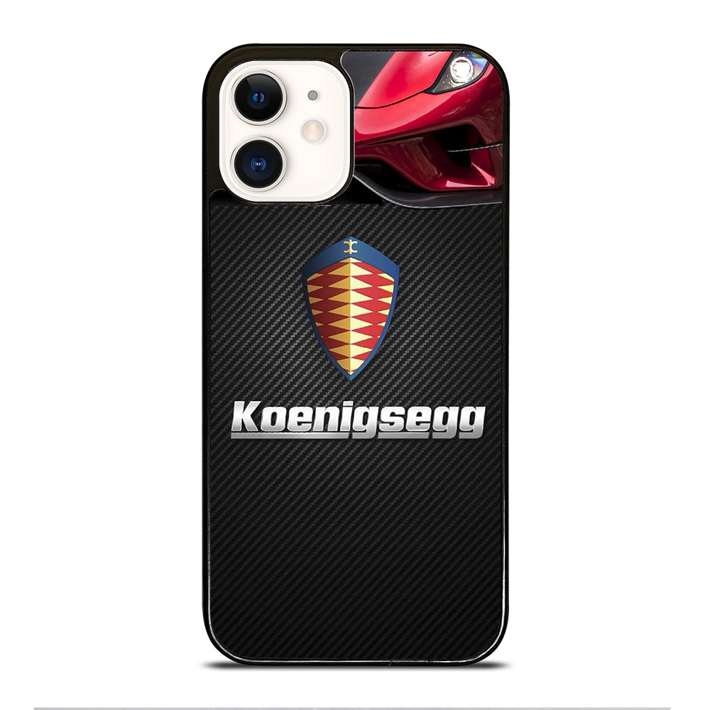 KOENIGSEGG CARBON LOGO iPhone 12 Case Cover