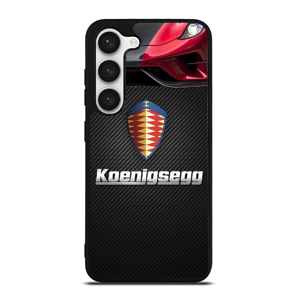 KOENIGSEGG CARBON LOGO Samsung Galaxy S23 Case Cover
