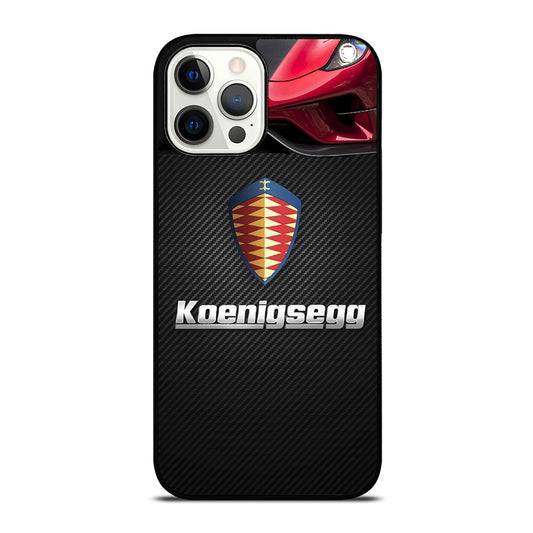 KOENIGSEGG CARBON LOGO iPhone 12 Pro Max Case Cover