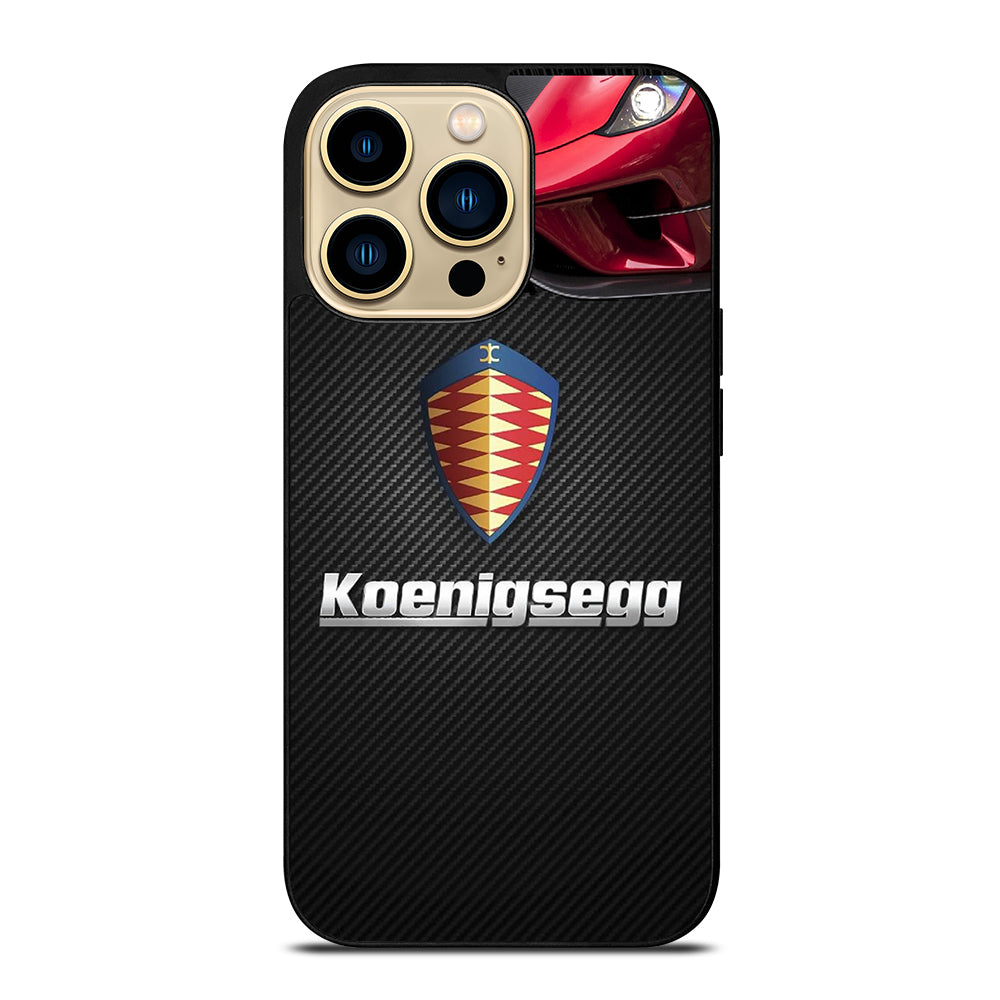 KOENIGSEGG CARBON LOGO iPhone 14 Pro Max Case Cover