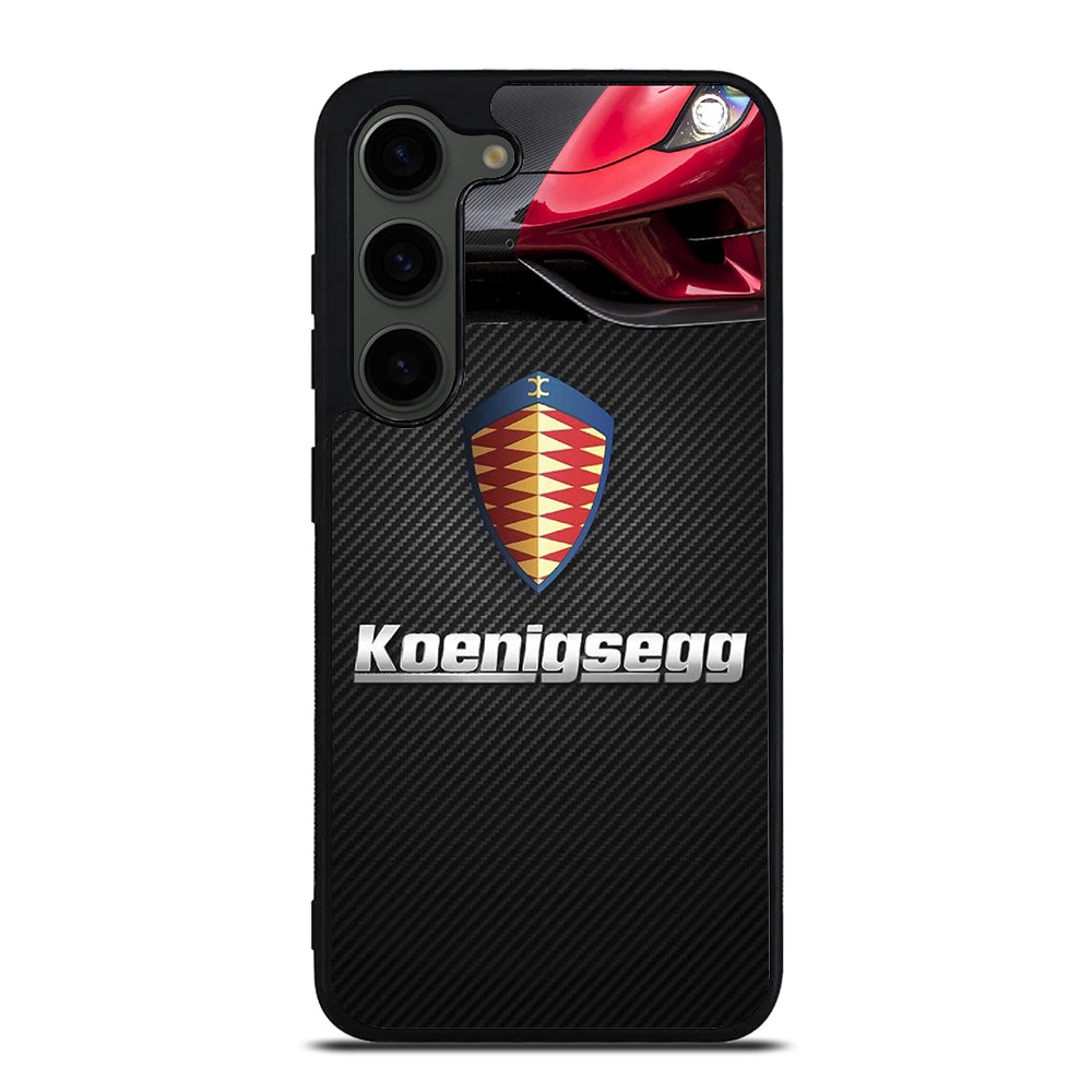 KOENIGSEGG CARBON LOGO Samsung Galaxy S23 Plus Case Cover
