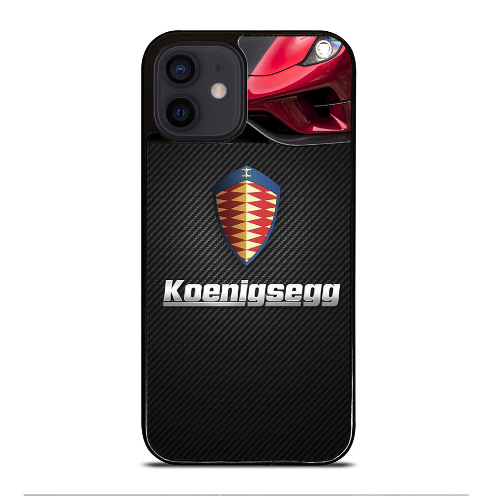 KOENIGSEGG CARBON LOGO iPhone 12 Mini Case Cover