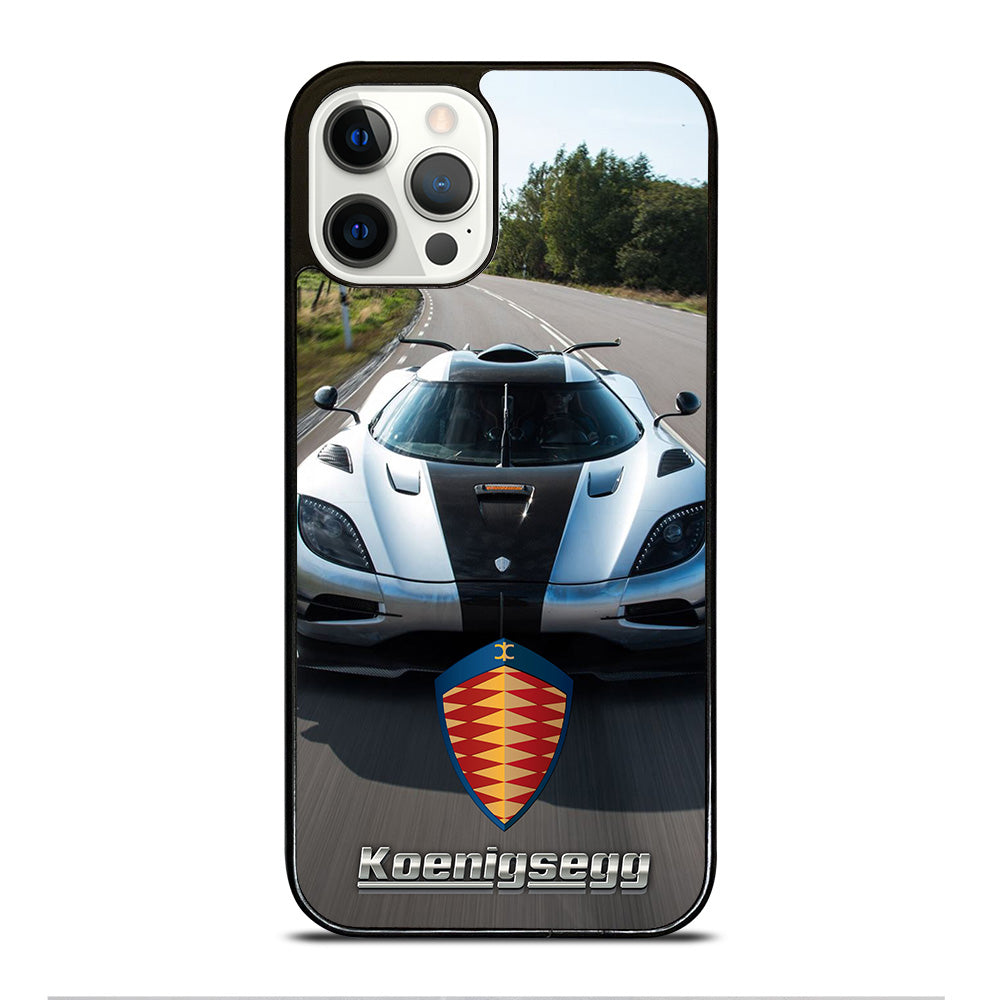 KOENIGSEGG CAR WHITE iPhone 12 Pro Case Cover