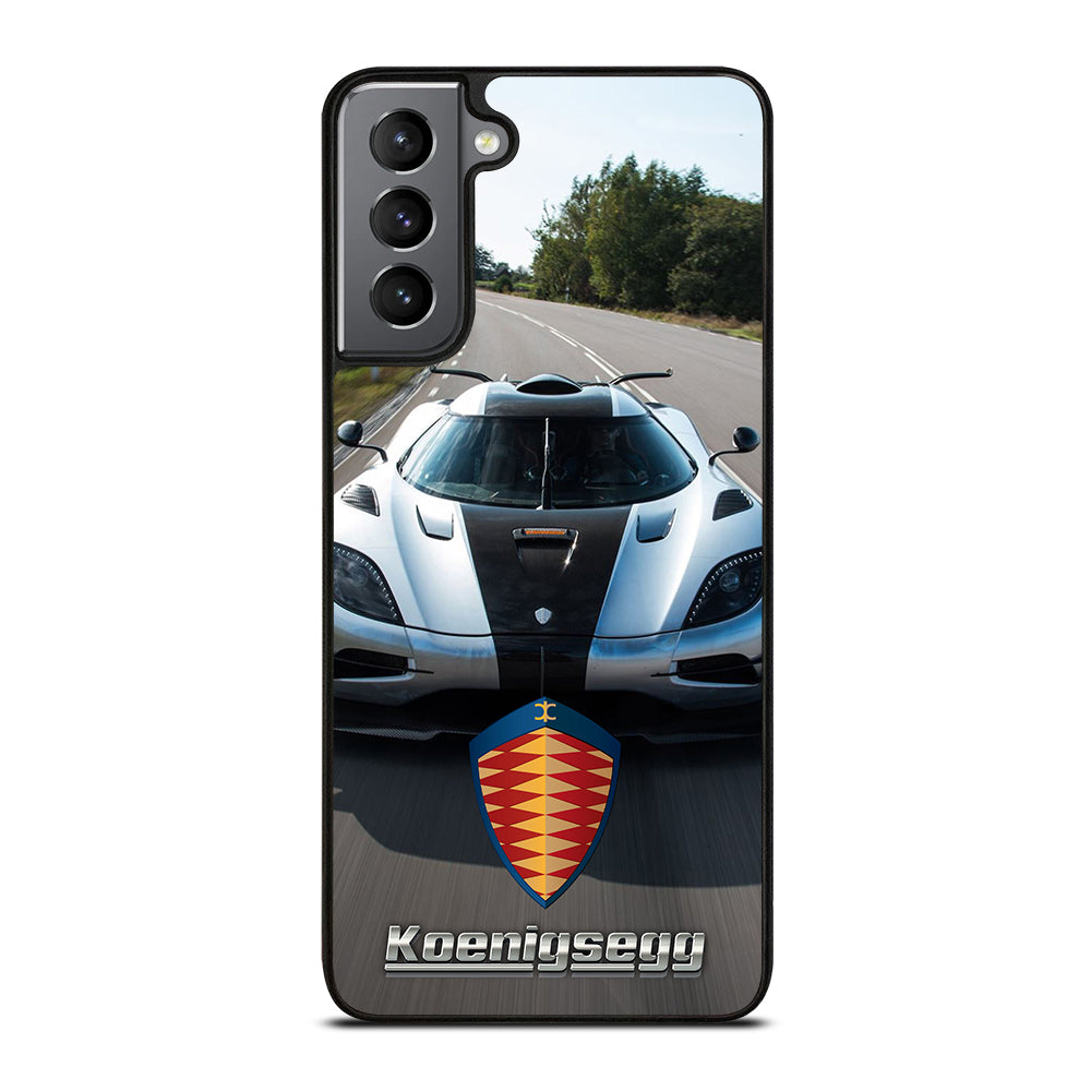 KOENIGSEGG CAR WHITE Samsung Galaxy S21 Plus Case Cover