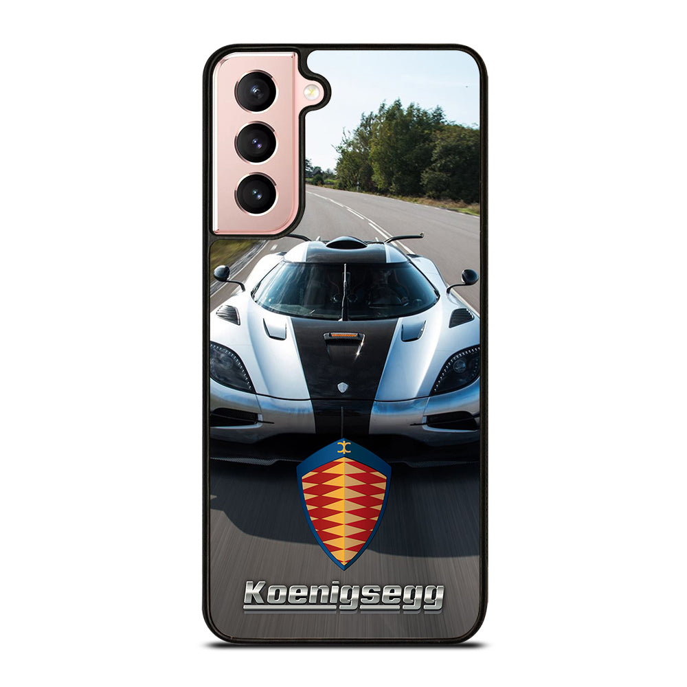 KOENIGSEGG CAR WHITE Samsung Galaxy S21 Case Cover