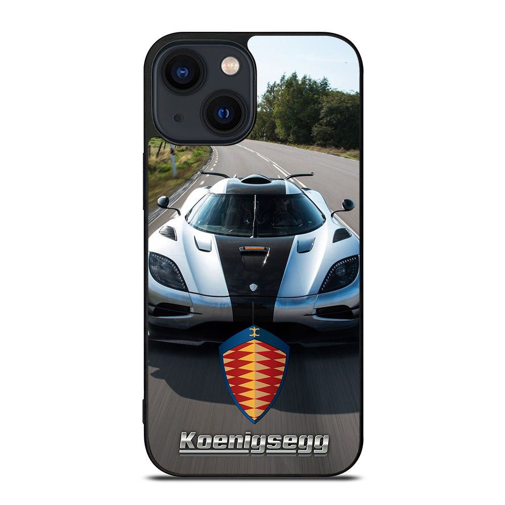 KOENIGSEGG CAR WHITE iPhone 14 Plus Case Cover