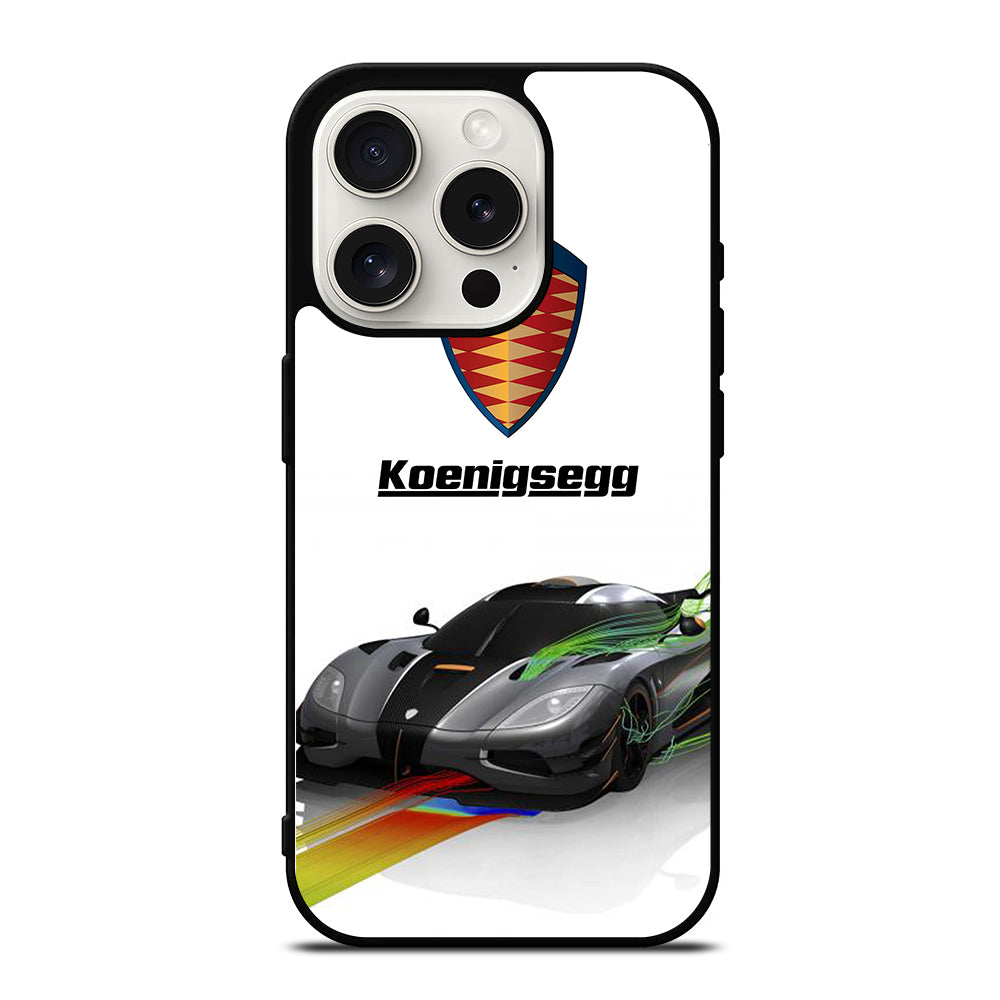 KOENIGSEGG GREY CAR iPhone 15 Pro Case Cover