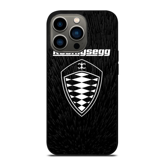 KOENIGSEGG LOGO BLACK iPhone 13 Pro Case Cover