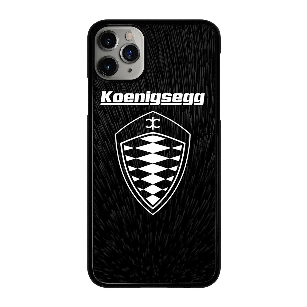 KOENIGSEGG LOGO BLACK iPhone 11 Pro Max Case Cover
