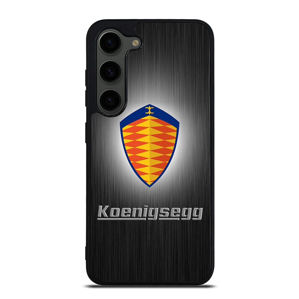 KOENIGSEGG METAL LOGO Samsung Galaxy S23 Plus Case Cover