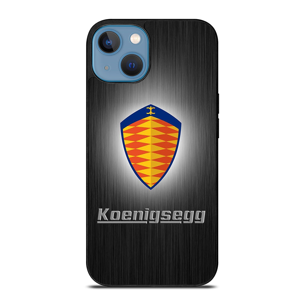 KOENIGSEGG METAL LOGO iPhone 13 Case Cover
