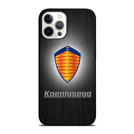 KOENIGSEGG METAL LOGO iPhone 12 Pro Max Case Cover