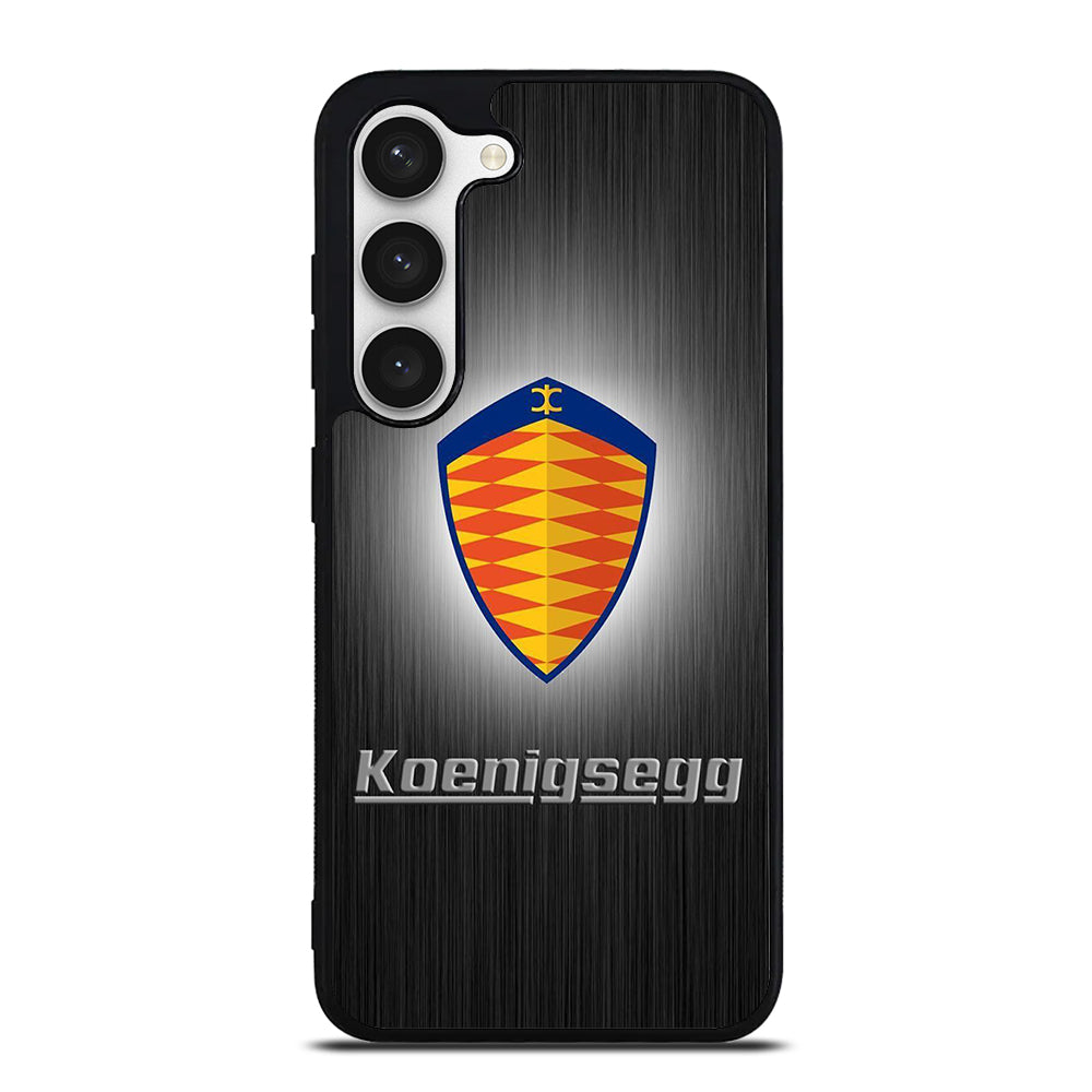 KOENIGSEGG METAL LOGO Samsung Galaxy S23 Case Cover