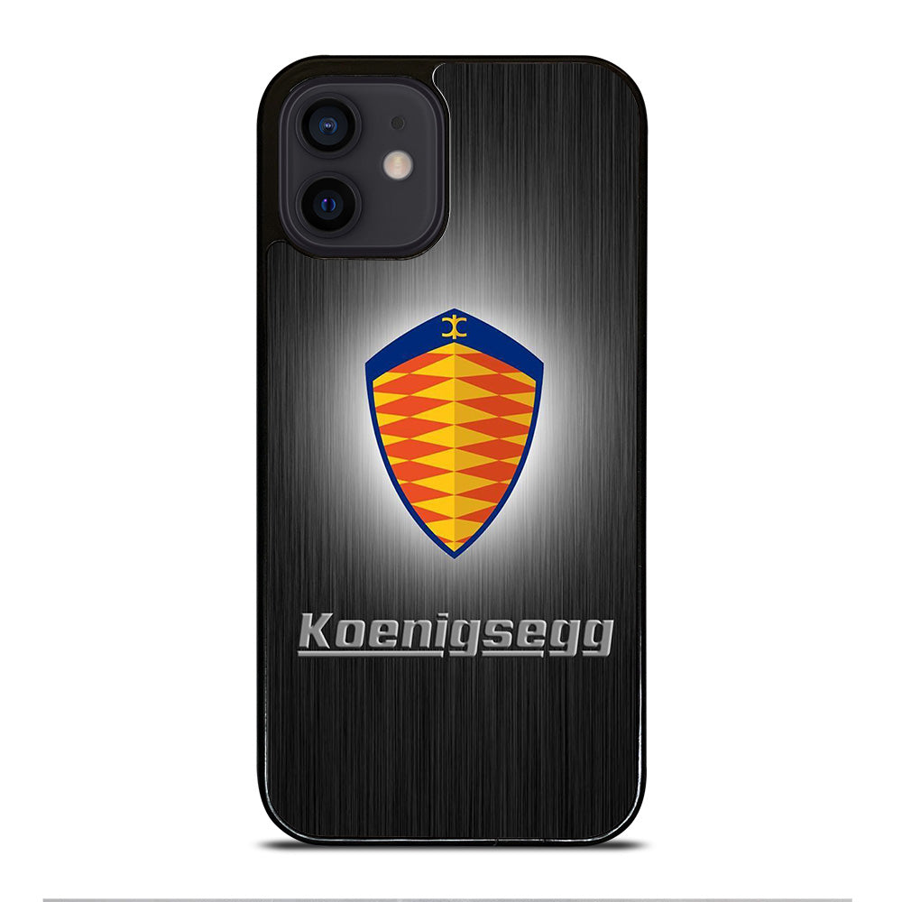 KOENIGSEGG METAL LOGO iPhone 12 Mini Case Cover