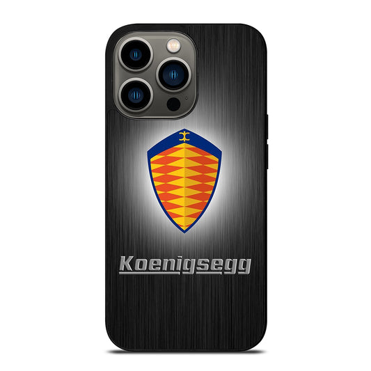 KOENIGSEGG METAL LOGO iPhone 13 Pro Case Cover