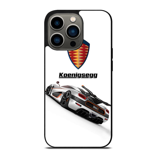 KOENIGSEGG WHITE CAR iPhone 13 Pro Case Cover