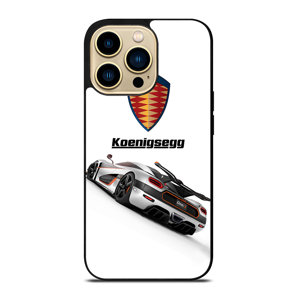KOENIGSEGG WHITE CAR iPhone 14 Pro Max Case Cover