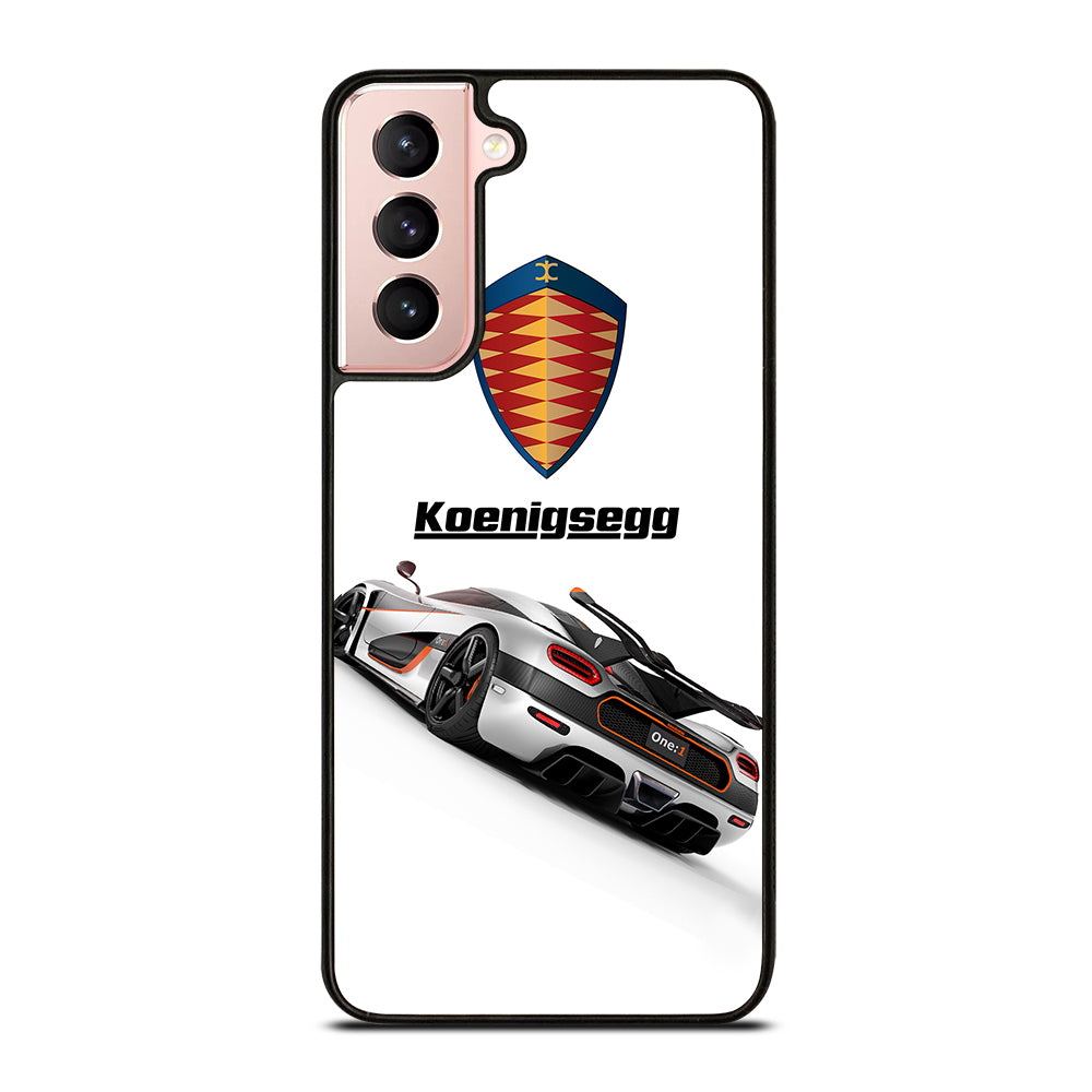 KOENIGSEGG WHITE CAR Samsung Galaxy S21 Case Cover