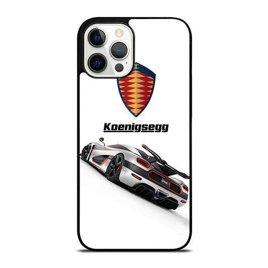 KOENIGSEGG WHITE CAR iPhone 12 Pro Max Case Cover