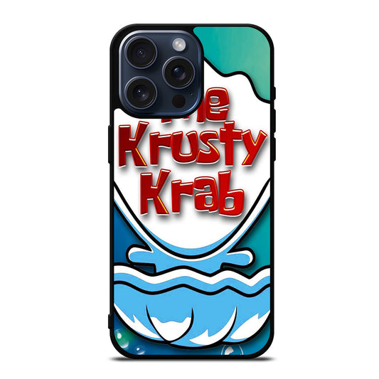 KRUSTY CRAB LOGO SPONGEBOB iPhone 15 Pro Max Case Cover