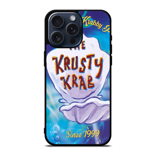 KRUSTY CRAB SINCE 1999 SPONGEBOB LOGO iPhone 15 Pro Max Case Cover