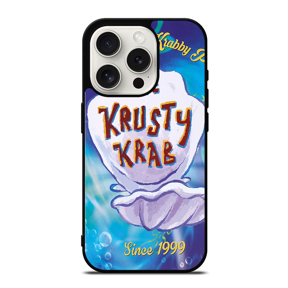 KRUSTY CRAB SINCE 1999 SPONGEBOB LOGO iPhone 15 Pro Case Cover