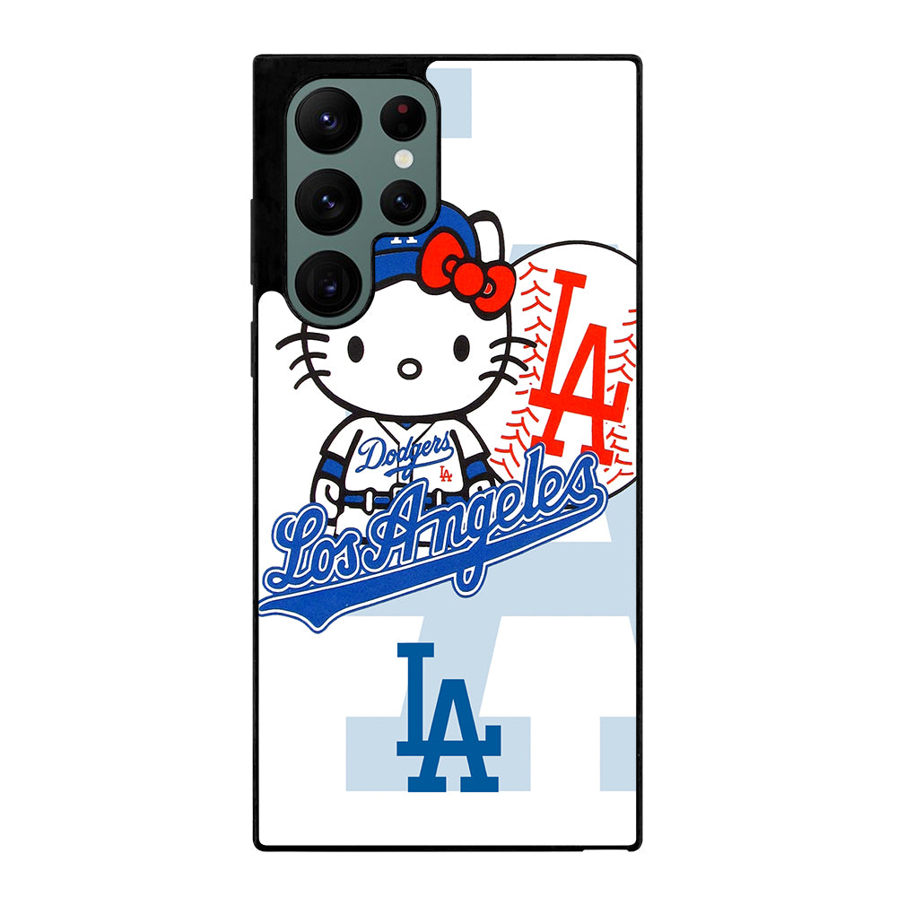 LA DODGERS HELLO KITTY MLB 1 Samsung Galaxy S22 Ultra Case Cover
