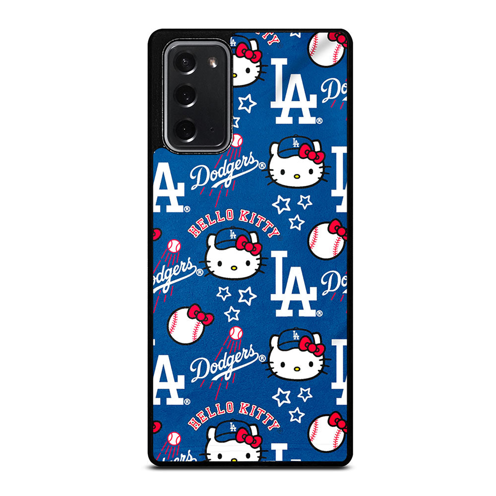 LA DODGERS HELLO KITTY PATTERN Samsung Galaxy Note 20 Case Cover