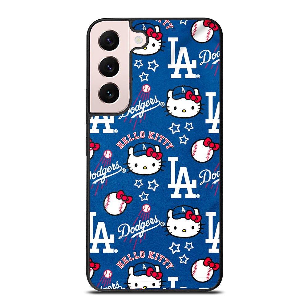 LA DODGERS HELLO KITTY PATTERN Samsung Galaxy S22 Plus Case Cover