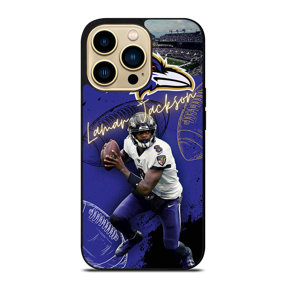 LAMAR JACKSON RAVENS FOOTBALL 3 iPhone 14 Pro Max Case Cover