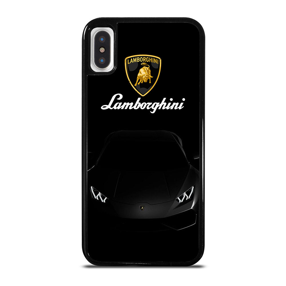 LAMBORGHINI BLACK CAR iPhone X / XS Case Cover