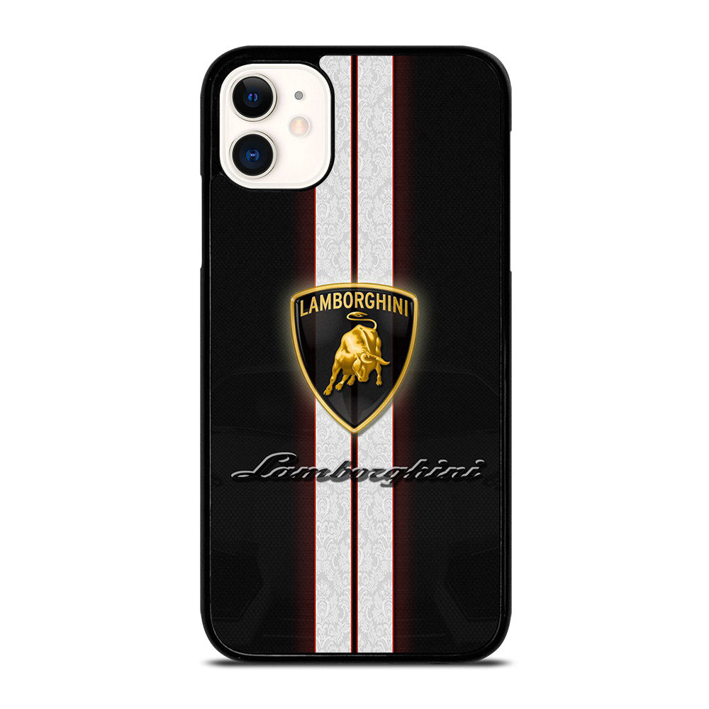 LAMBORGHINI STRIPE LOGO iPhone 11 Case Cover