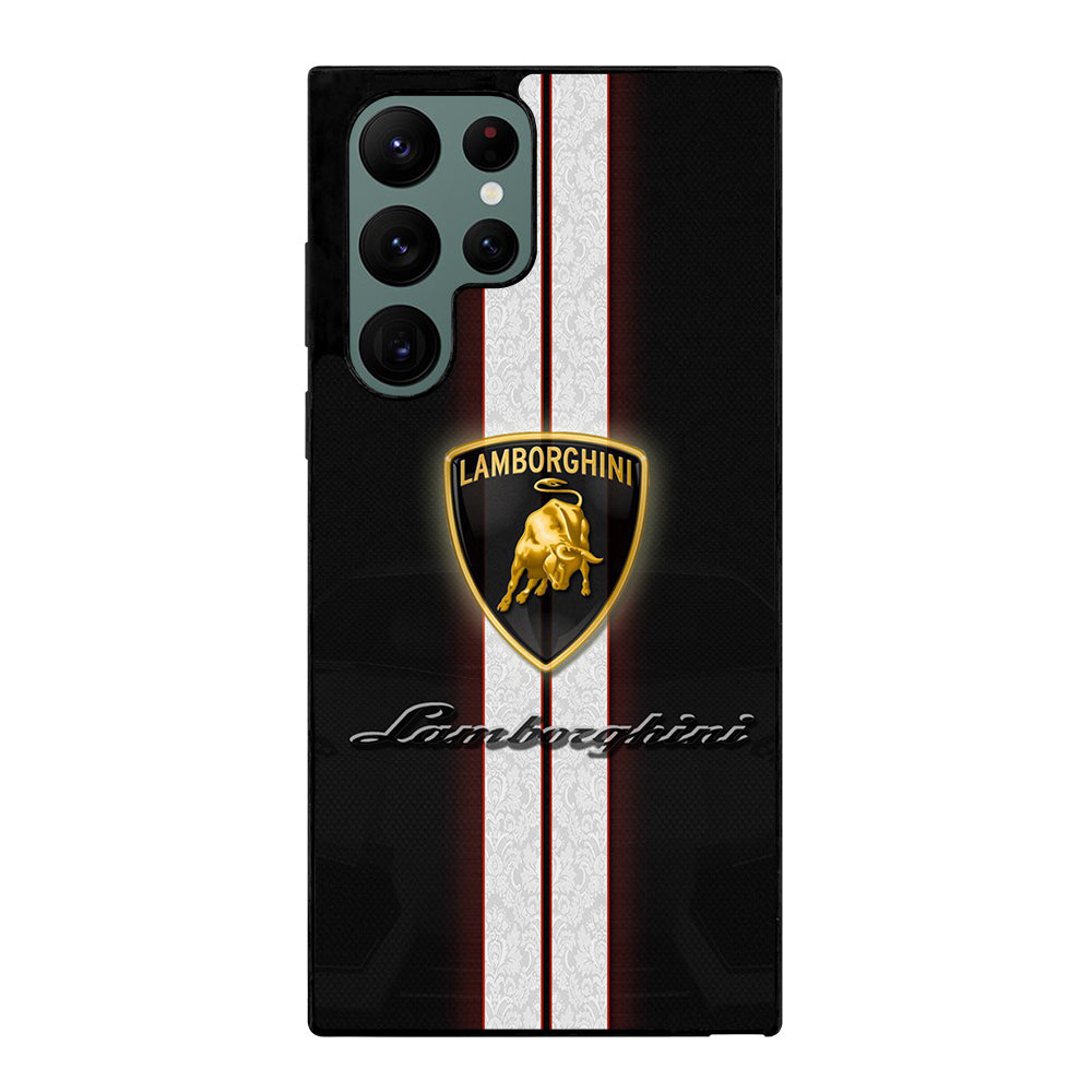 LAMBORGHINI STRIPE LOGO Samsung Galaxy S22 Ultra Case Cover